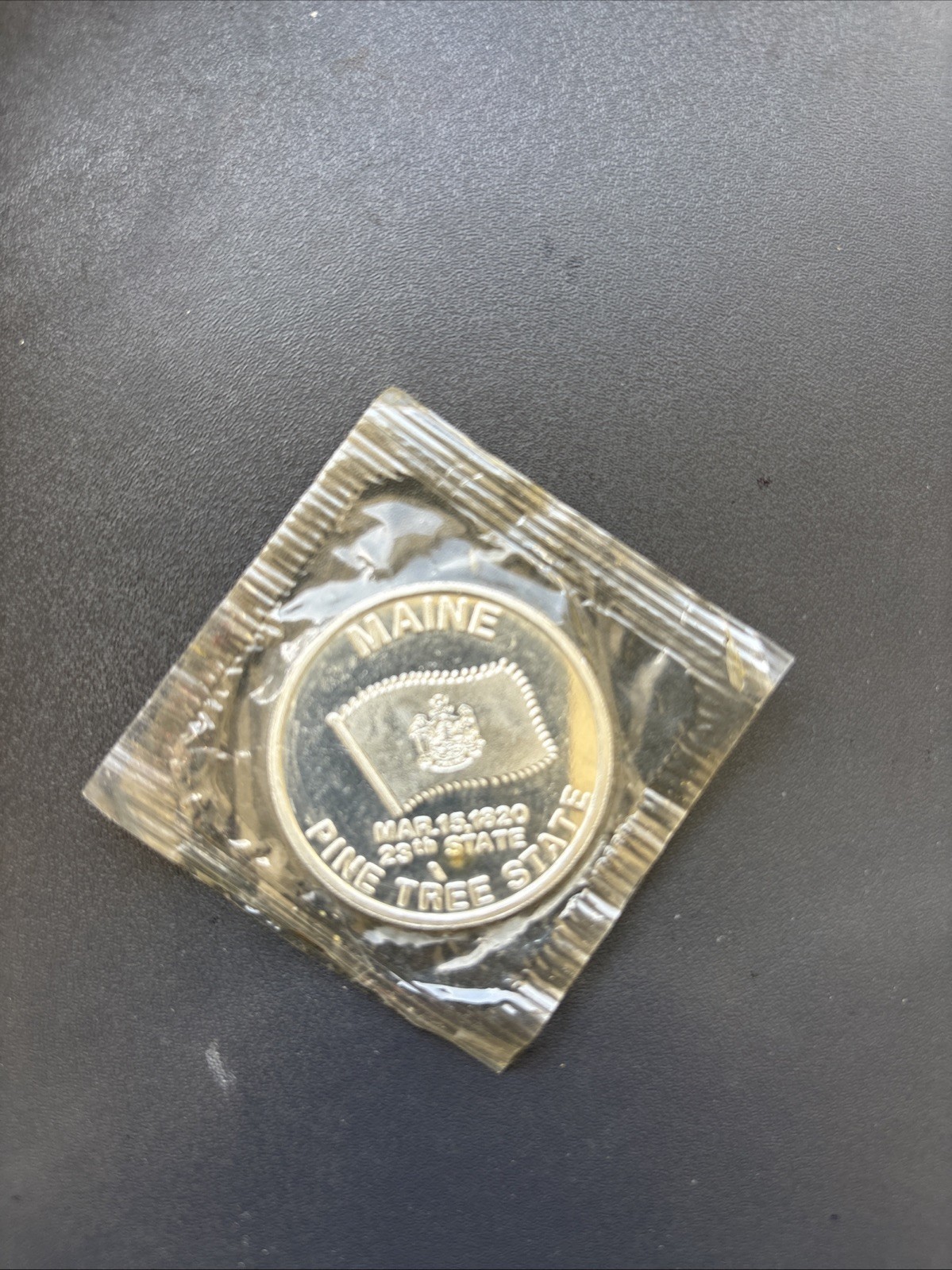 Maine Pine Tree State Coin Still In Packaging
