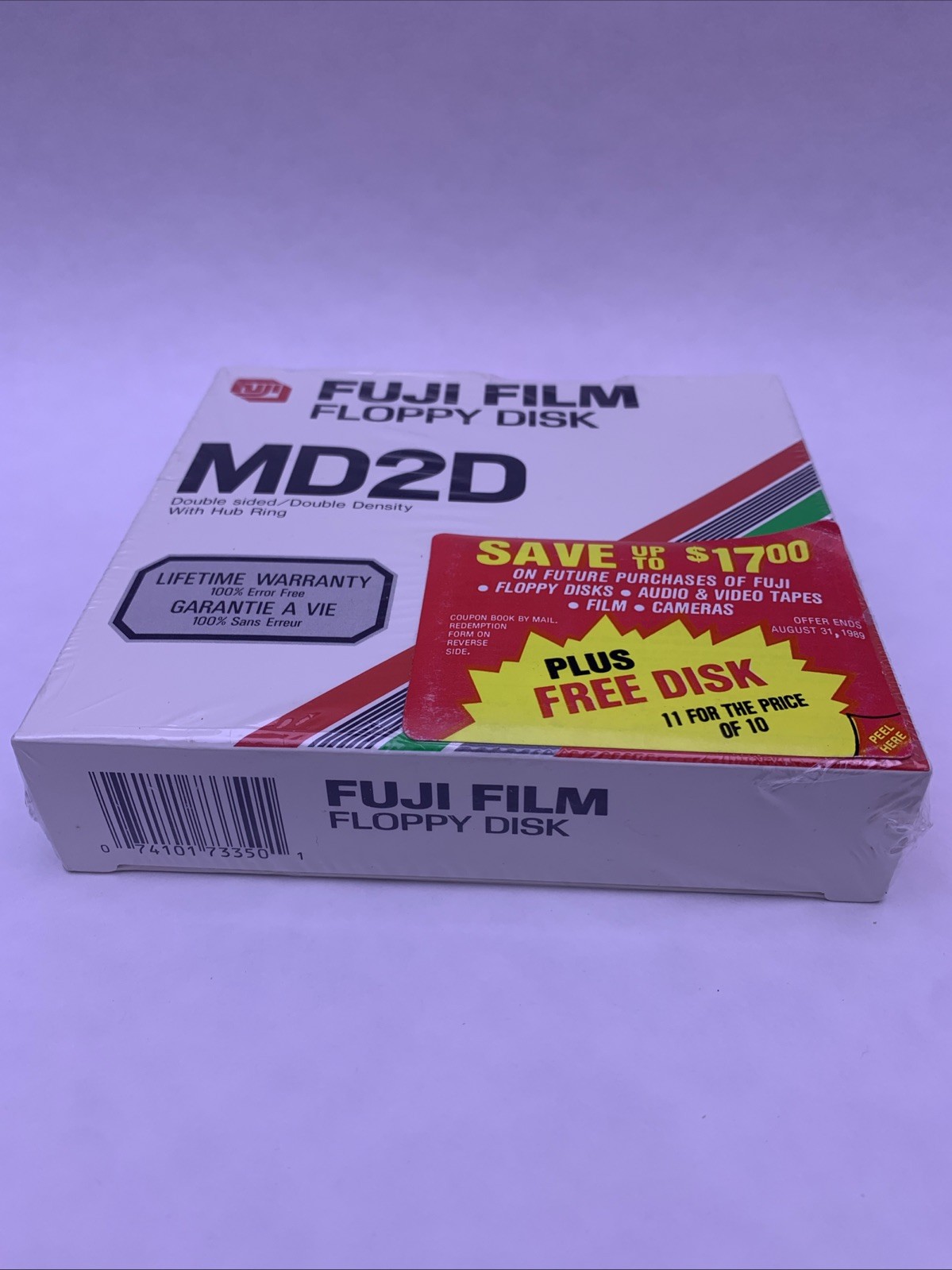 Fuji Film Floppy Disks MD2D : 10 pack 5-1/4" New. Sealed.