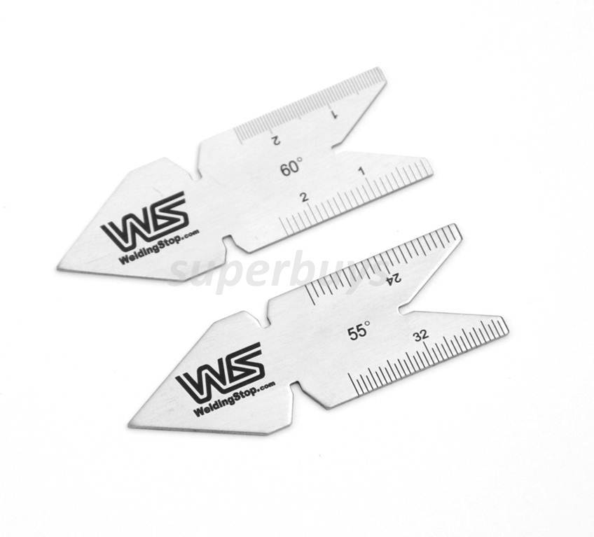 Centre Fishtail Thread Screw Welding Gauge Metric 60 Whitworth 55 Angle Pitch