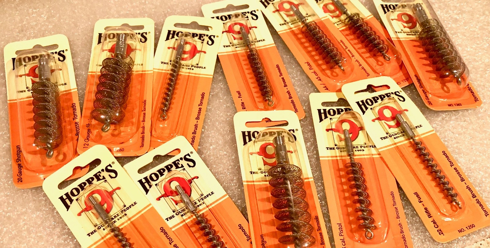 Hoppes Tornado Stainless Gun Bore Cleaning Brushes - See Multi Variations