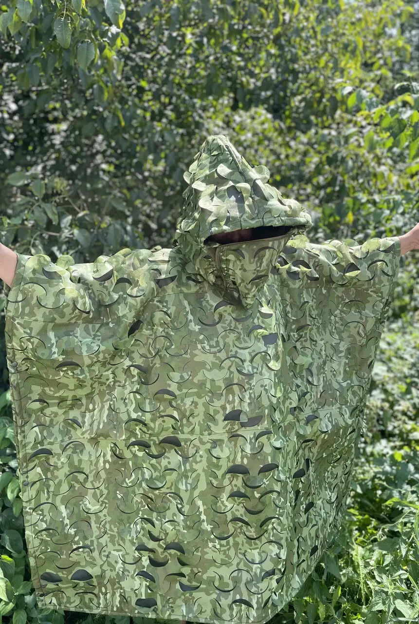 anti thermal imaging Poncho camouflage raincoat 🇺🇦
