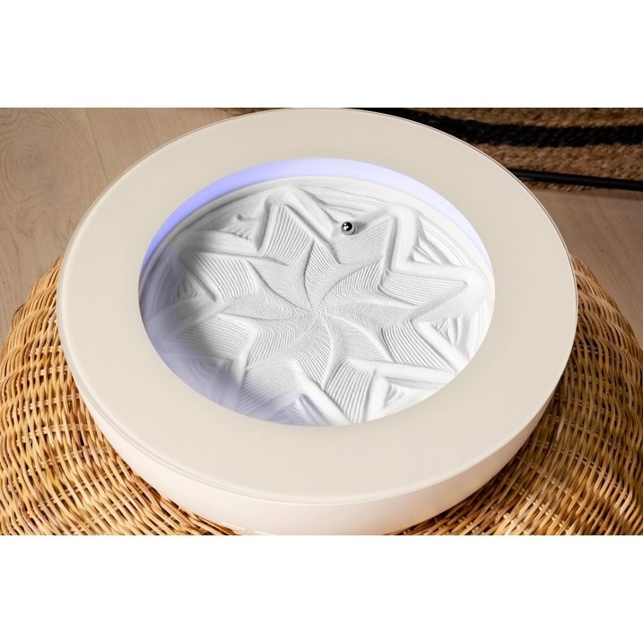 Homedics Drift Sandscape 21" Table Cream ST-400-CE New in Box