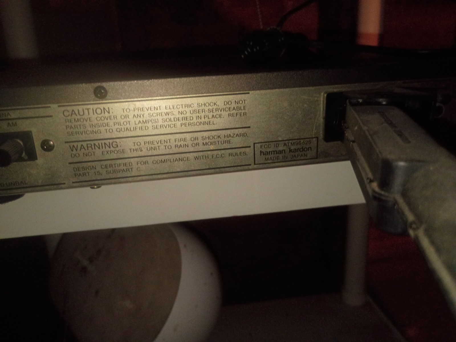 vintage harmon/kardon