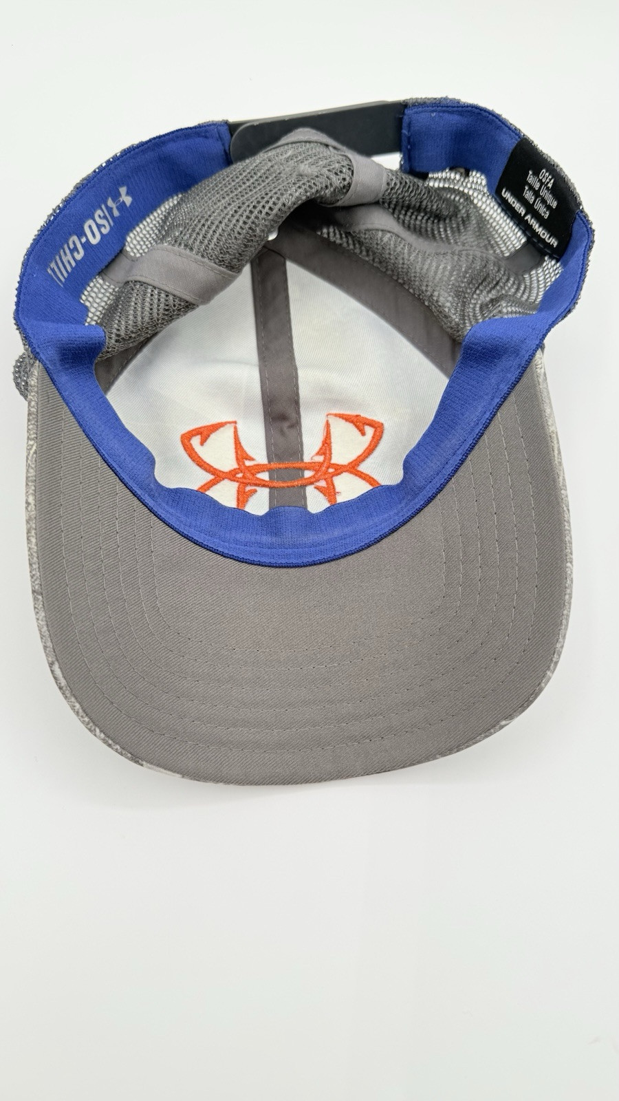 Hunting Camo Under Armour ISO-Chill Trucker Hat Snapback Orange Logo OSFA
