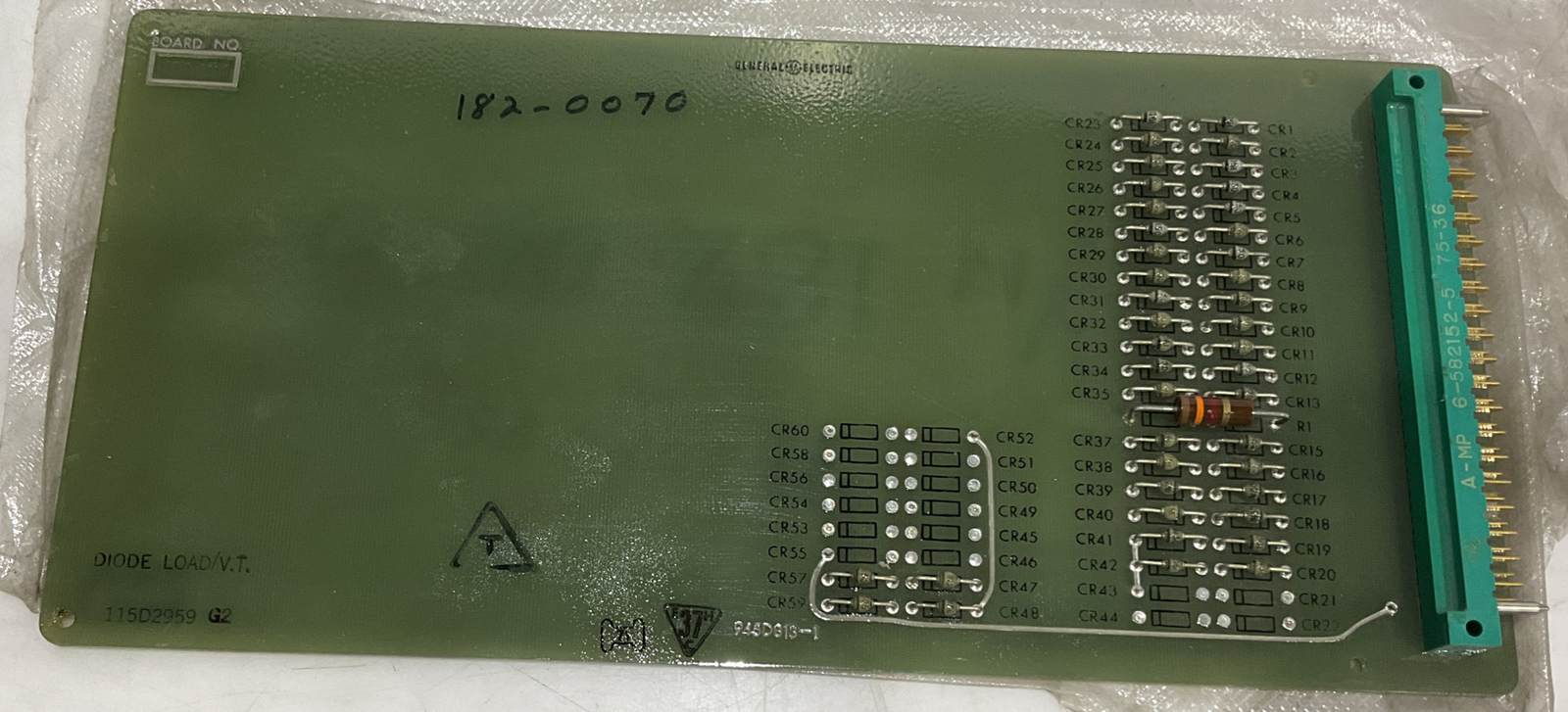 GENERAL ELECTRIC 115D2959G2 DIODE LOAD/V.T. 373