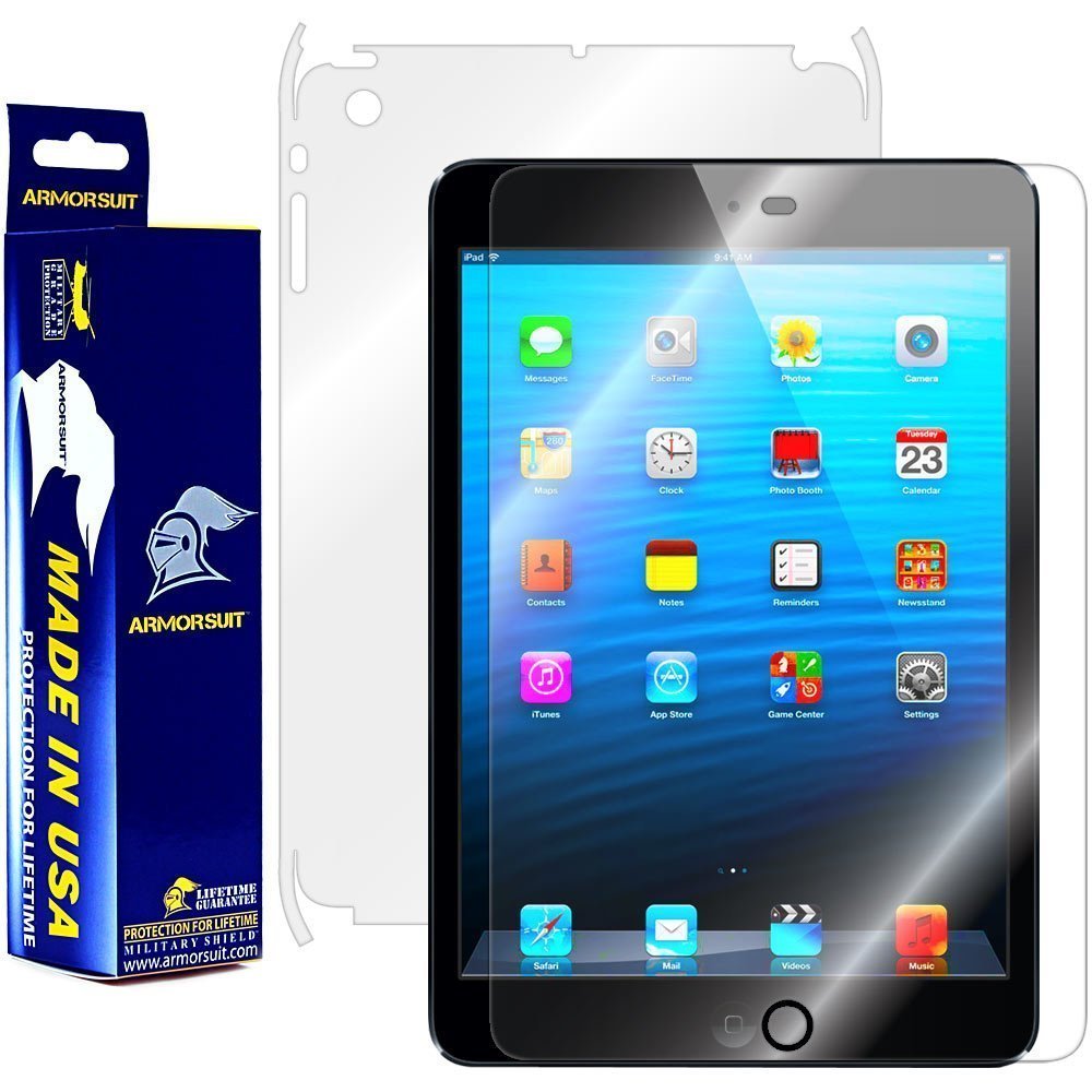 ArmorSuit MilitaryShield Apple iPad Mini 4 LTE Screen Protector + Full Body USA