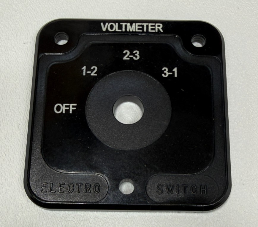 Electroswitch 2404C Rotary Voltmeter Selector Switch 4 Position 600VAC