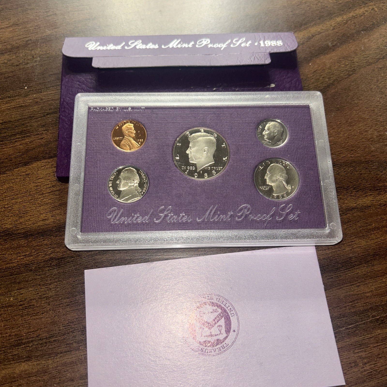 1988 Clad Proof Set U.S. Mint Original Government Packaging OGP