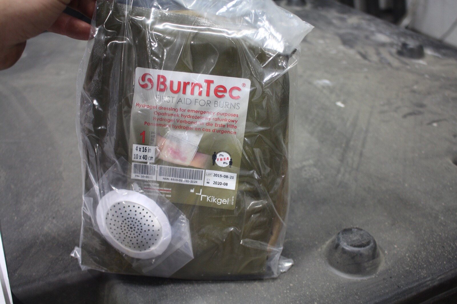 NARP 4" X 16" Burntec® Dressing NSN: 6510-01-631-2124 Medic IFAK