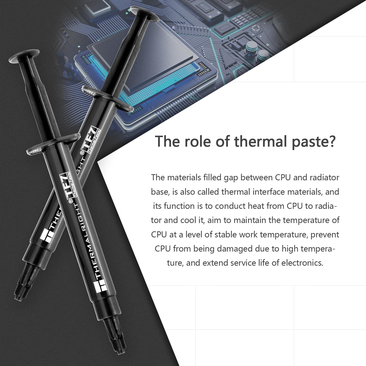 4 Grams TF7 High Performance Thermal Paste for CPU GPU 12.8W/mk Compound