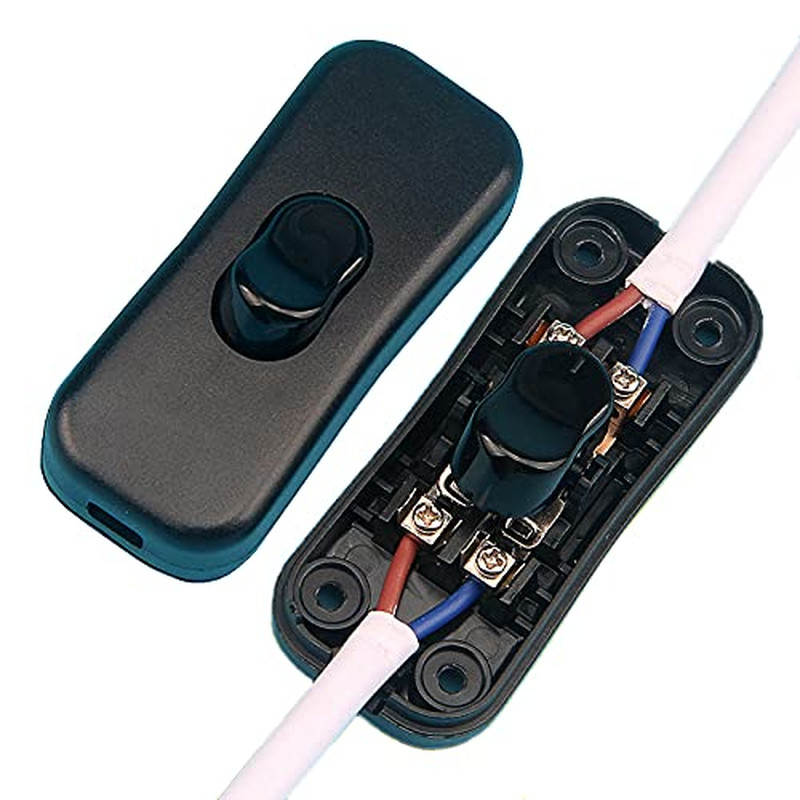 2Pack Inline Cord Switch, On/Off Lamp Control Appliance Switch for Bedroom Table