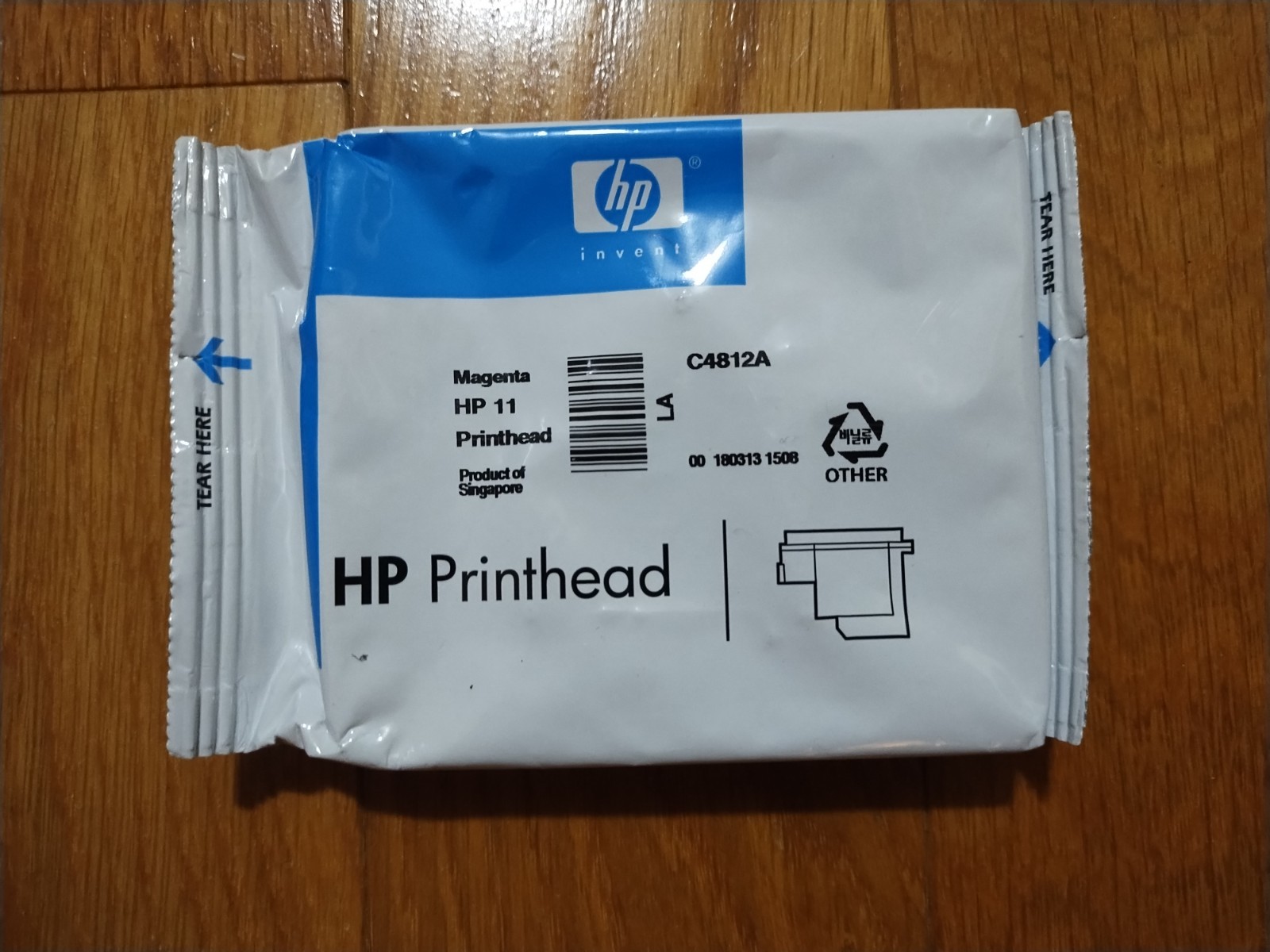 2019 GENUINE HP #11 MAGENTA PRINTHEAD C4812A DESIGNJET 500 800 PRINT HEAD SEALED