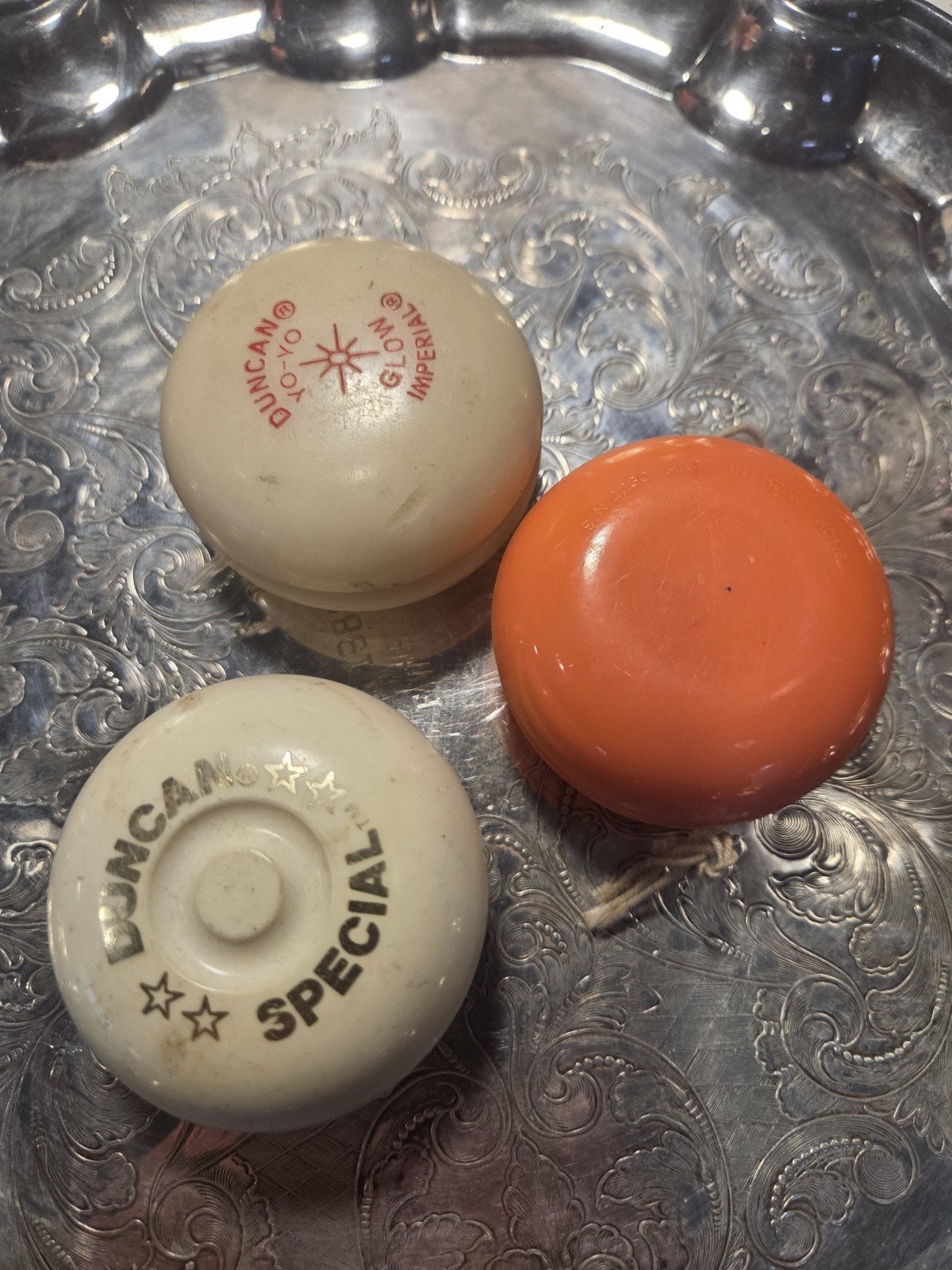 Duncan Special, Duncan Glow Imp. Yoyo And Orange Yoyo Prob Return Top Hong Kong?