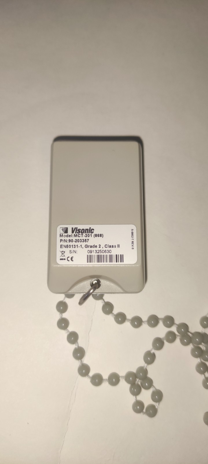 Visonic MCT-201 (868) PowerCode pendant transmitter