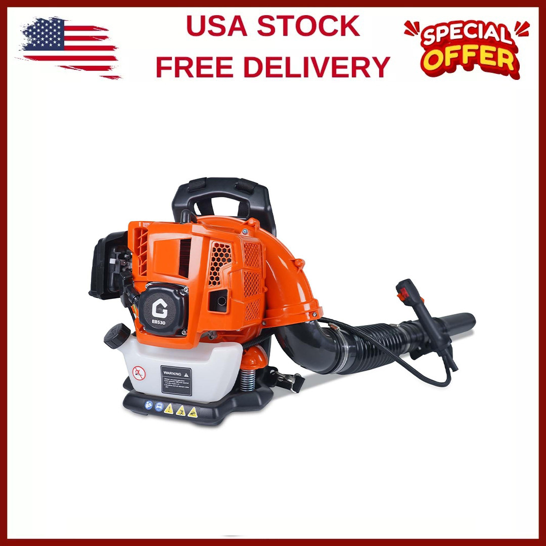 Backpack Gas Leaf Blower 52CC Backpack Gas Leaf Blower 2.2HP 780 CFM,270 MPH NEW