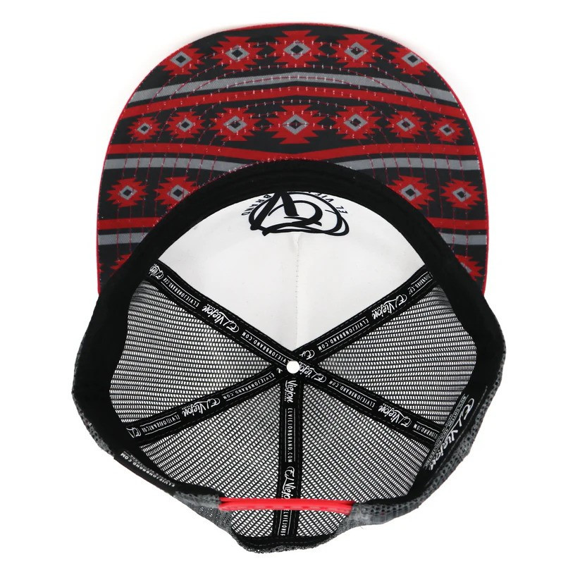 El Viejon Comanche Maroon Black Charcoal - Hats Cap - Comanche 3