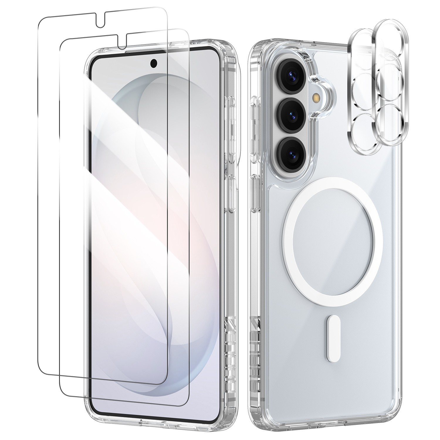 Magnetic Clear Phone Case / Screen Protectors for Samsung Galaxy S26 Ultra Plus