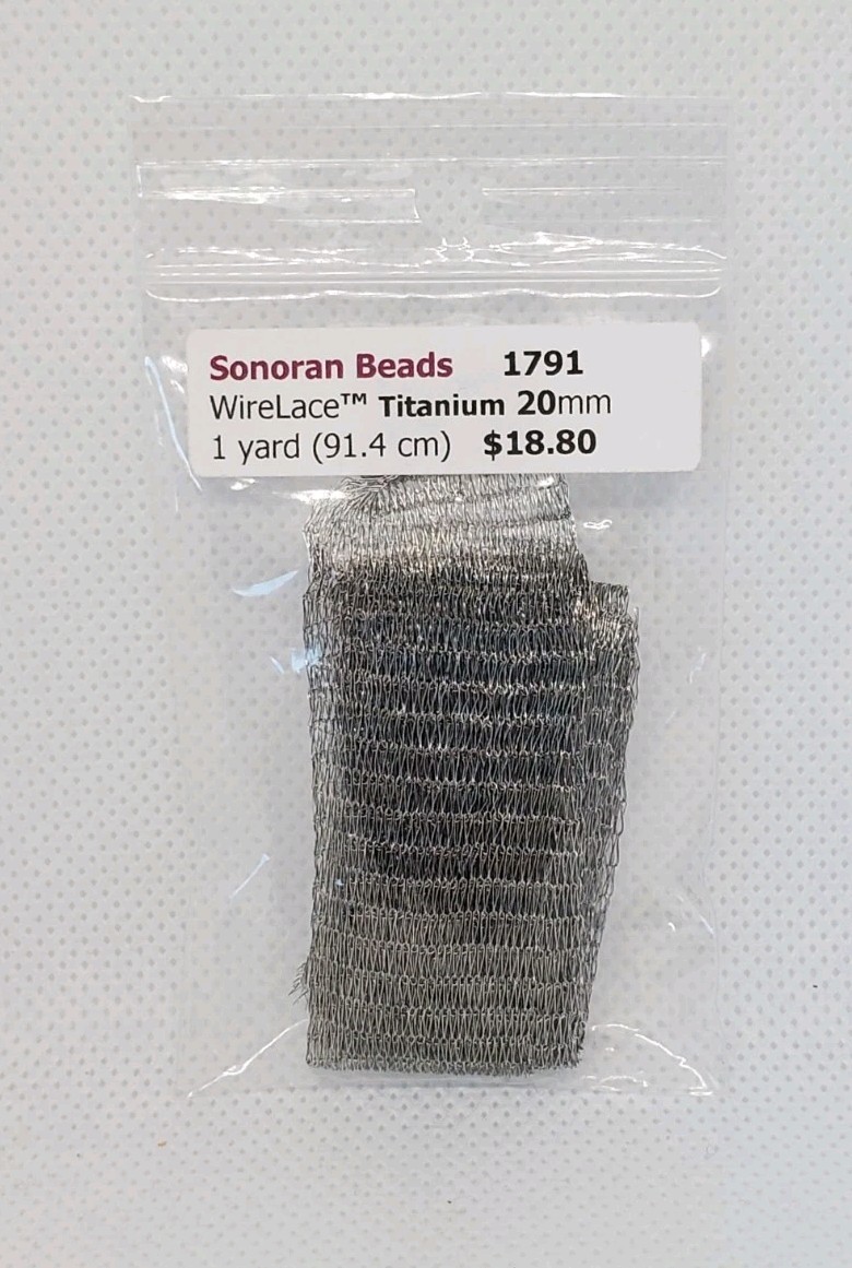 Wirelace 20mm Titanium 1 Yard New