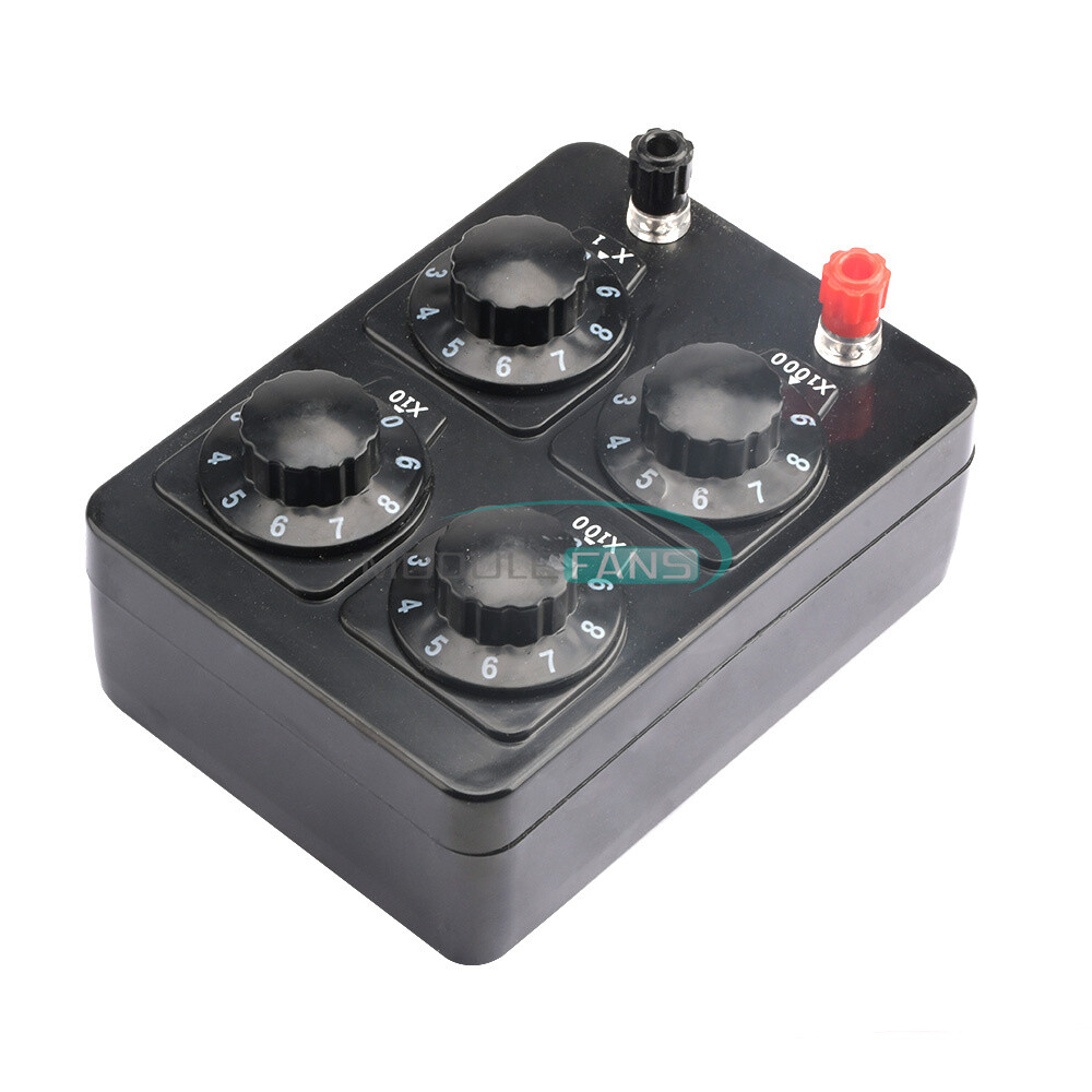 Simple Resistance Box 0-9999ohm 1ohm Progress Physical Electrical Teaching Tool