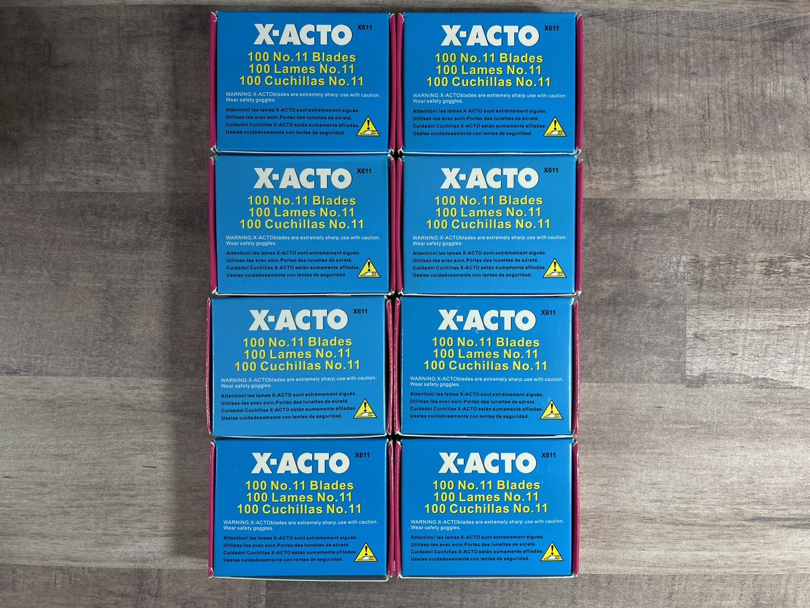 10 Packs Of 100-1000 X-Acto Blades11Precision Point Xacto X-611 For Hobby Knife