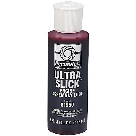 Permatex 81950 ultra slick engine assembly lube oil engine bearings camshafts
