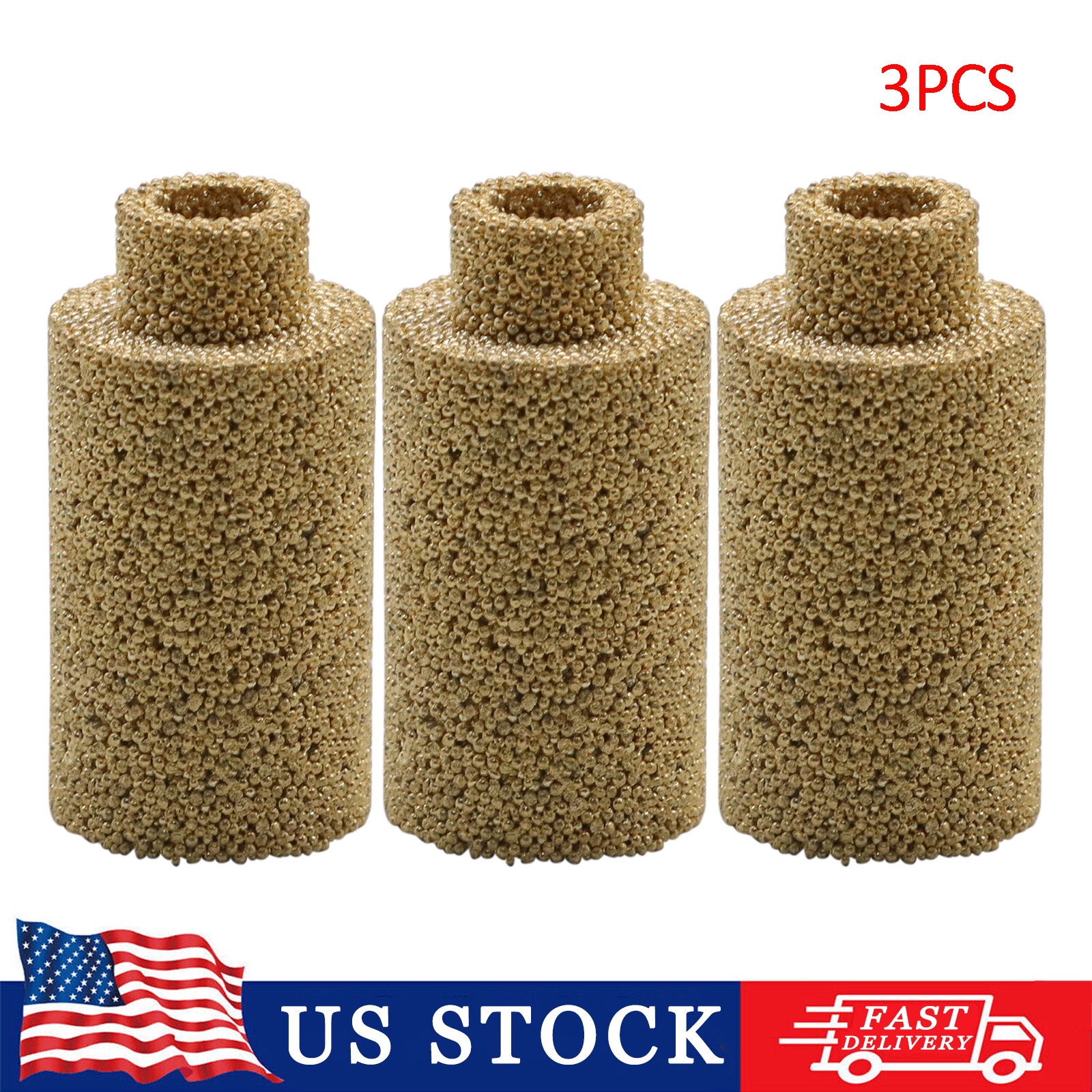 3x for Midmark M9/D M11/D Sterilizer Autoclave Fill Filter Sintered Style MIF038