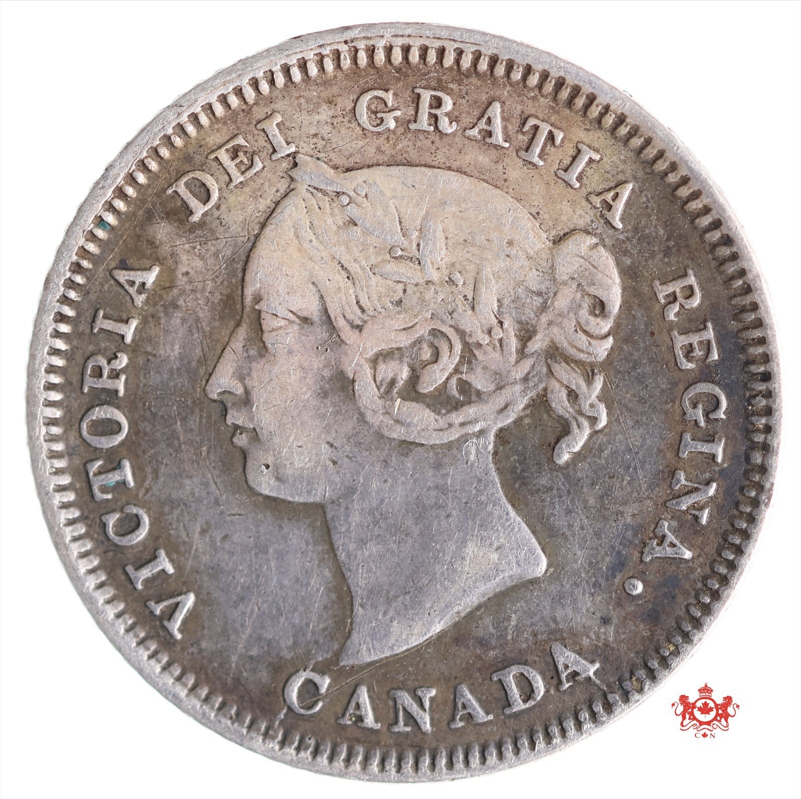 1881H Canada 5 Cents - VF - Lot#12999