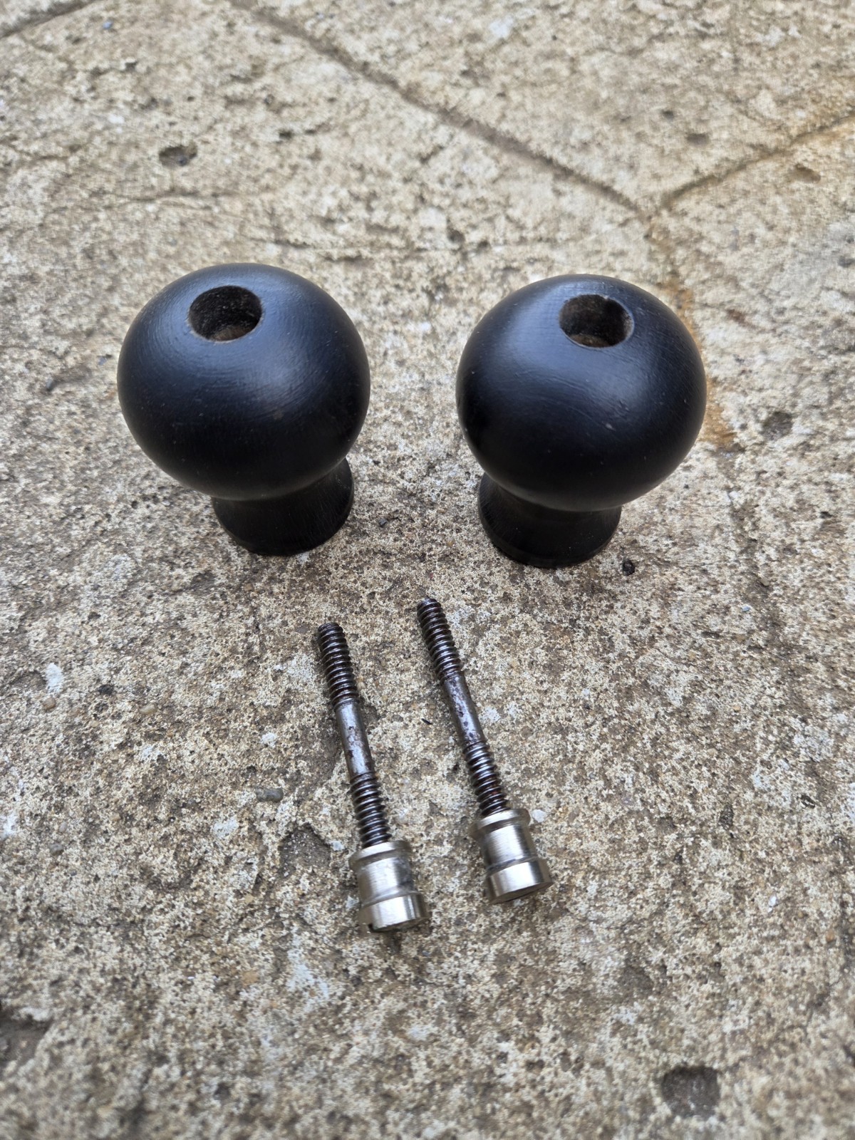Set Of Stanley No 71 Router Plane Handles/knobs And Fixings