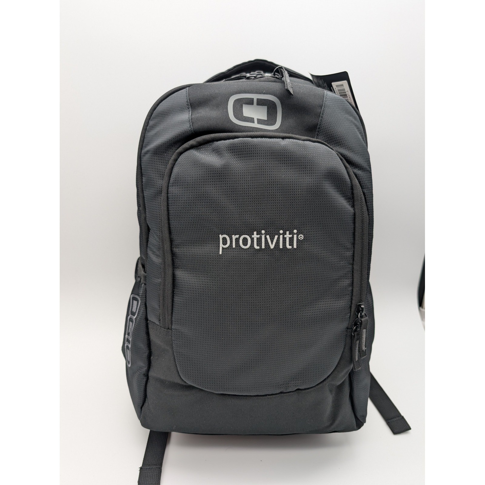 OGIO Protiviti Black Laptop Backpack Padded Straps Mesh Pockets 411092.03.OSFA