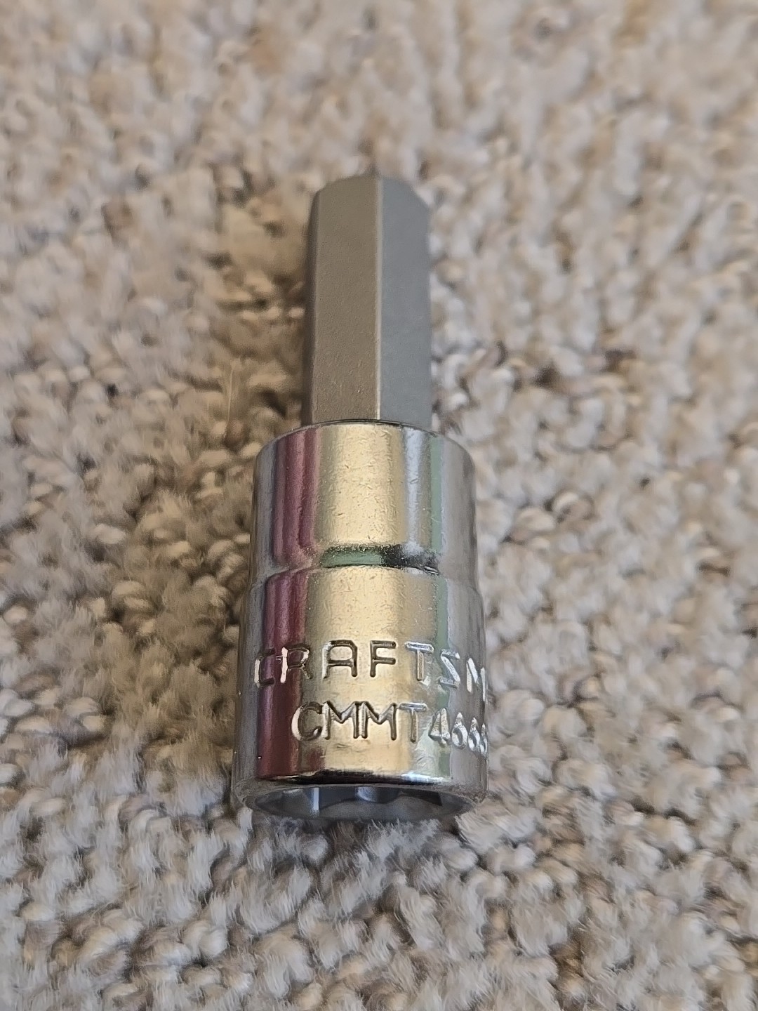 Craftsman CMMT46665 3/8" Hex Bit Socket 3/8" Drive D07