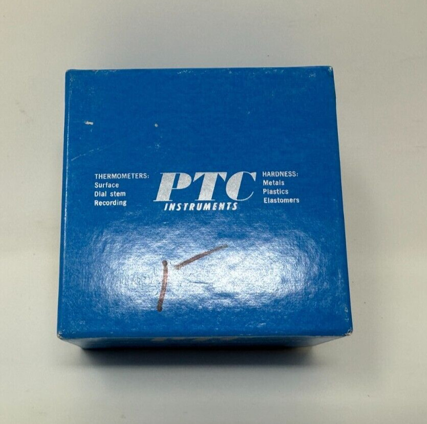 PTC Instruments Chart Recording Thermometer Model No. 581F 50-250'F Box