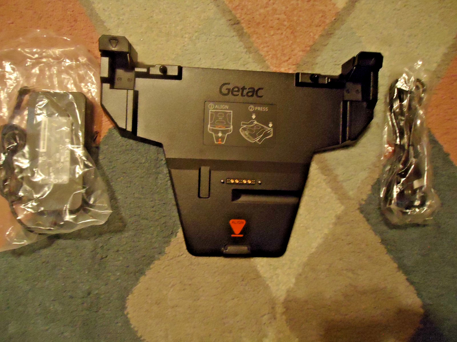 💥GETAC S410 Office Dock Station with 120W AC Adapter GDOFUP💥 Genuine 💥OEM