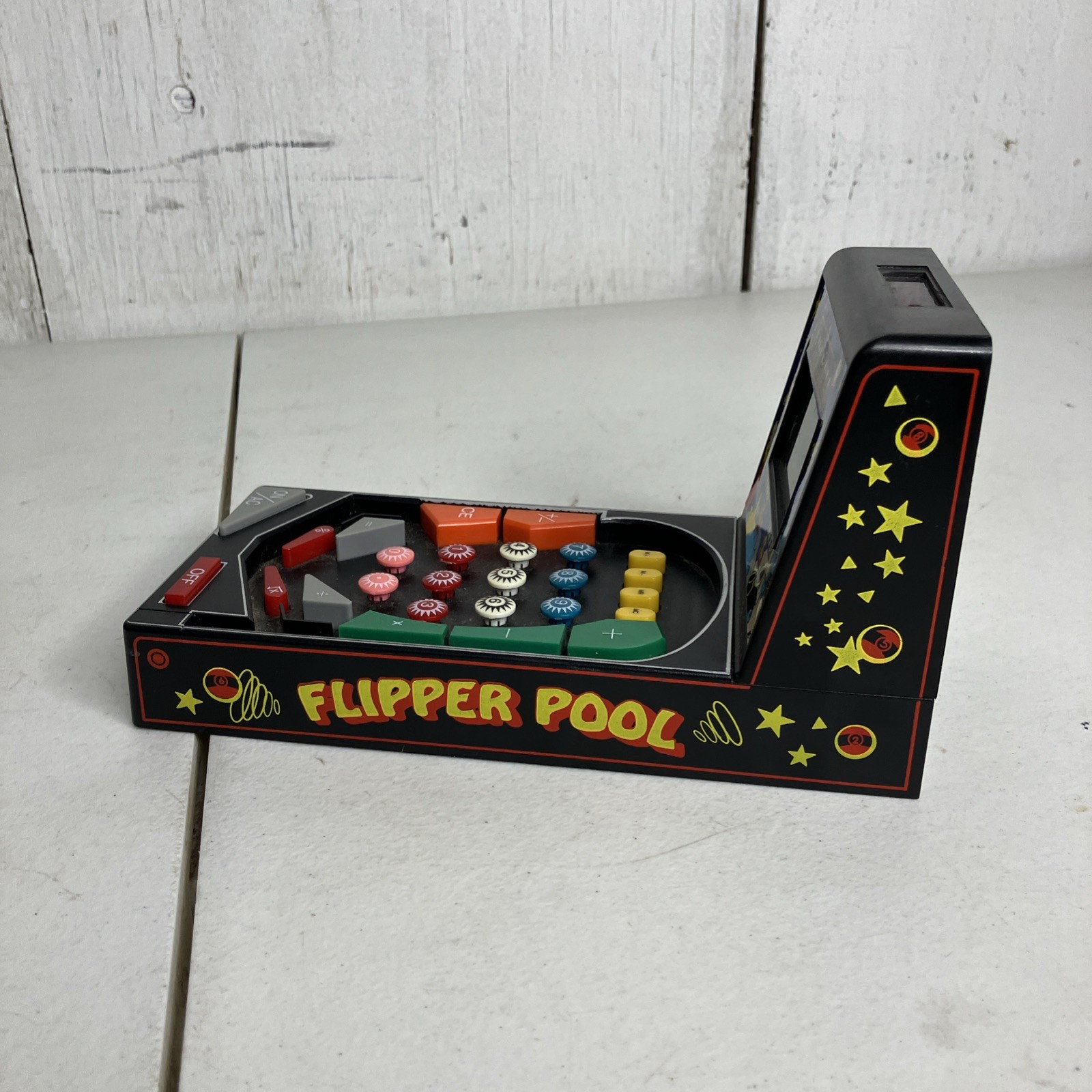 RARE HTF Fireball Mini Pinball Solar Powered Calculator 1991