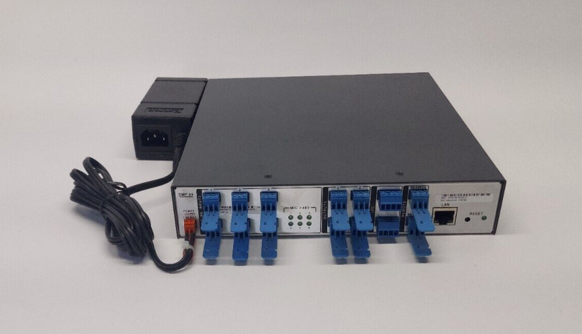 Extron DMP 64 with Power Supply and Connectors Tested