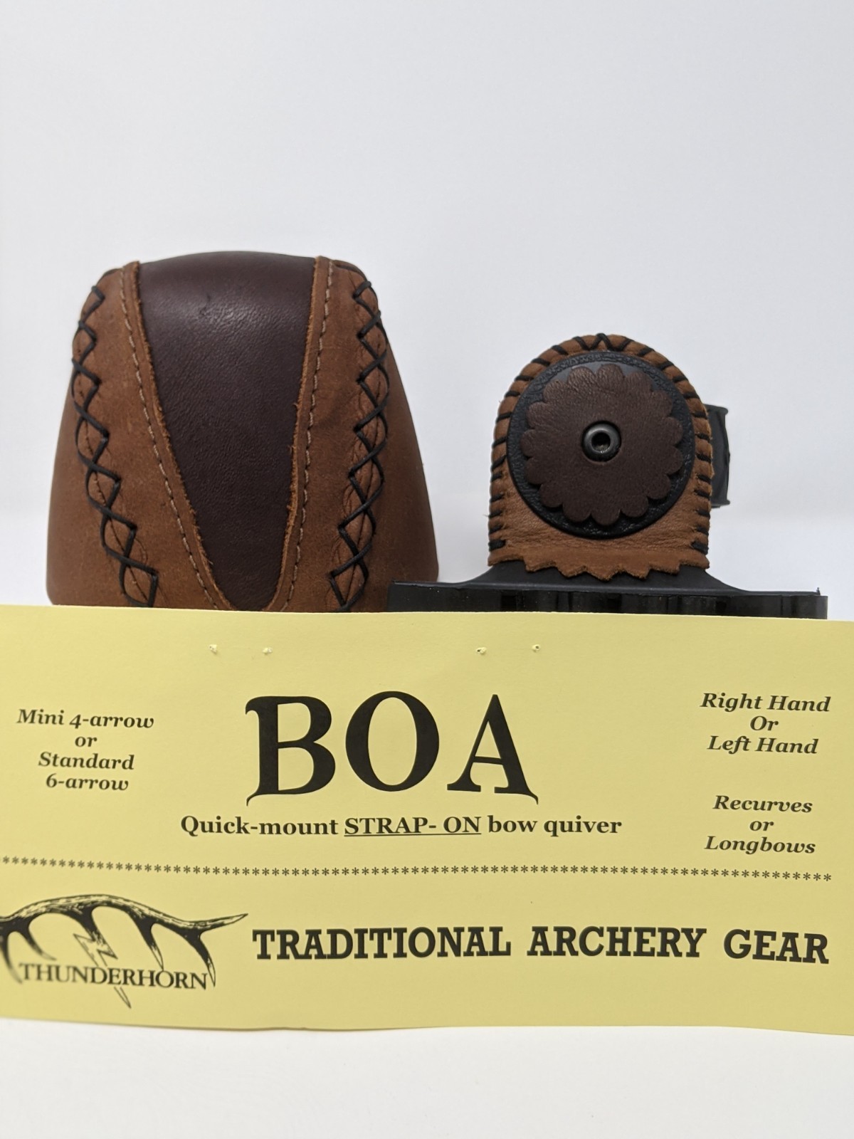 Thunderhorn Small Fry BOA Contrasting Leather Bow Quiver SFCL16