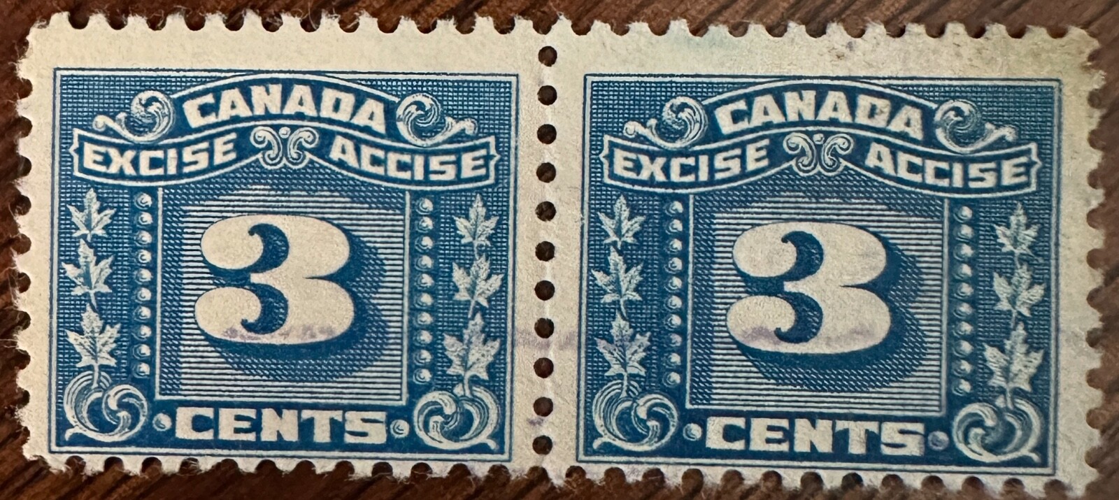Canada #FX64 MNH NG 3¢ Excise tax