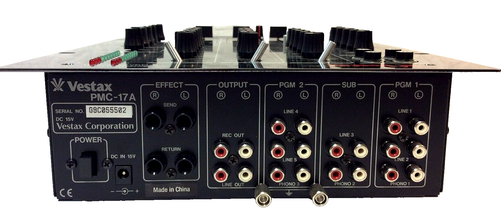 VESTAX ~ PMC-170A DJ Professional Mixing Controller ~ NEW