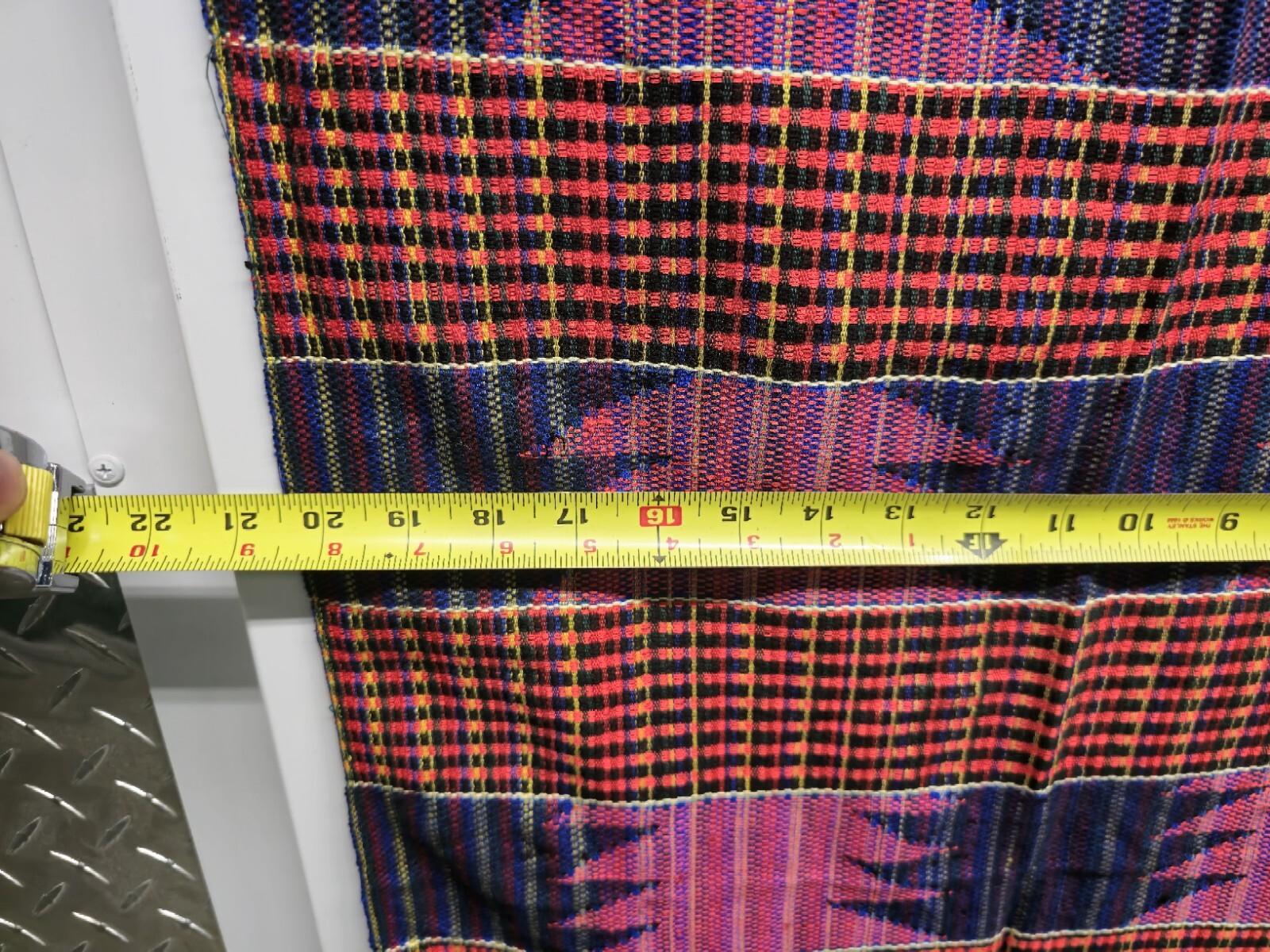 Peruvian Handmade Textile Rug- Table -Runner- Scarf 73x20 Inch