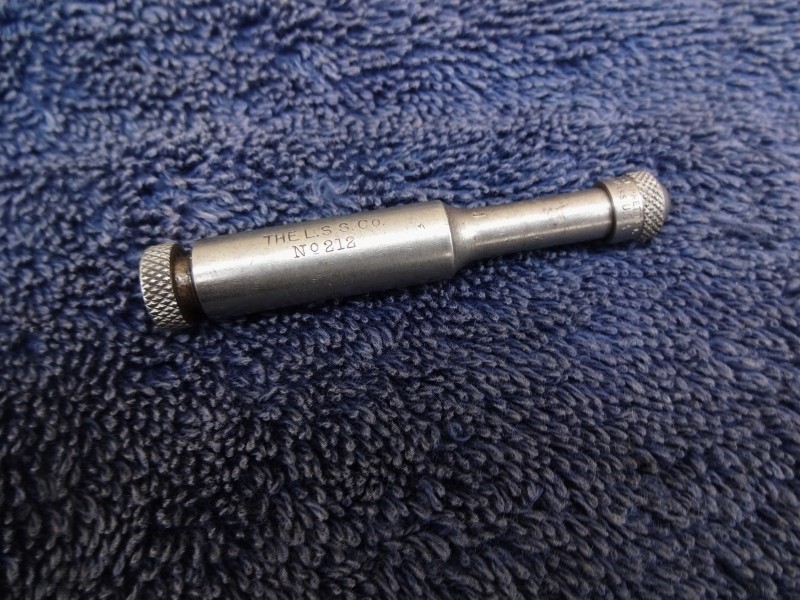 Vintage L. S. Starrett No. 212 Reducing Attachment for Micrometer