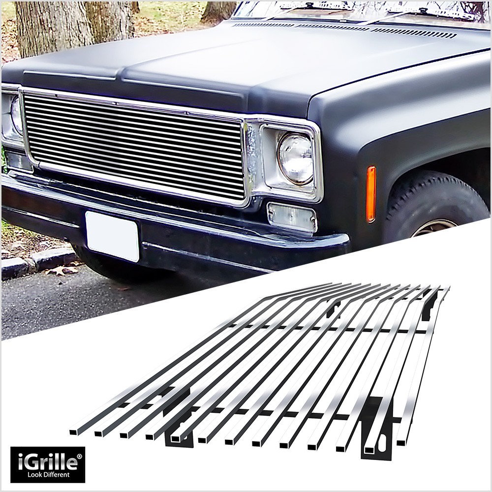 304 Stainless Steel Billet Grille Fits 1973-80 Chevy C/K Pickup/Suburban/Blazer