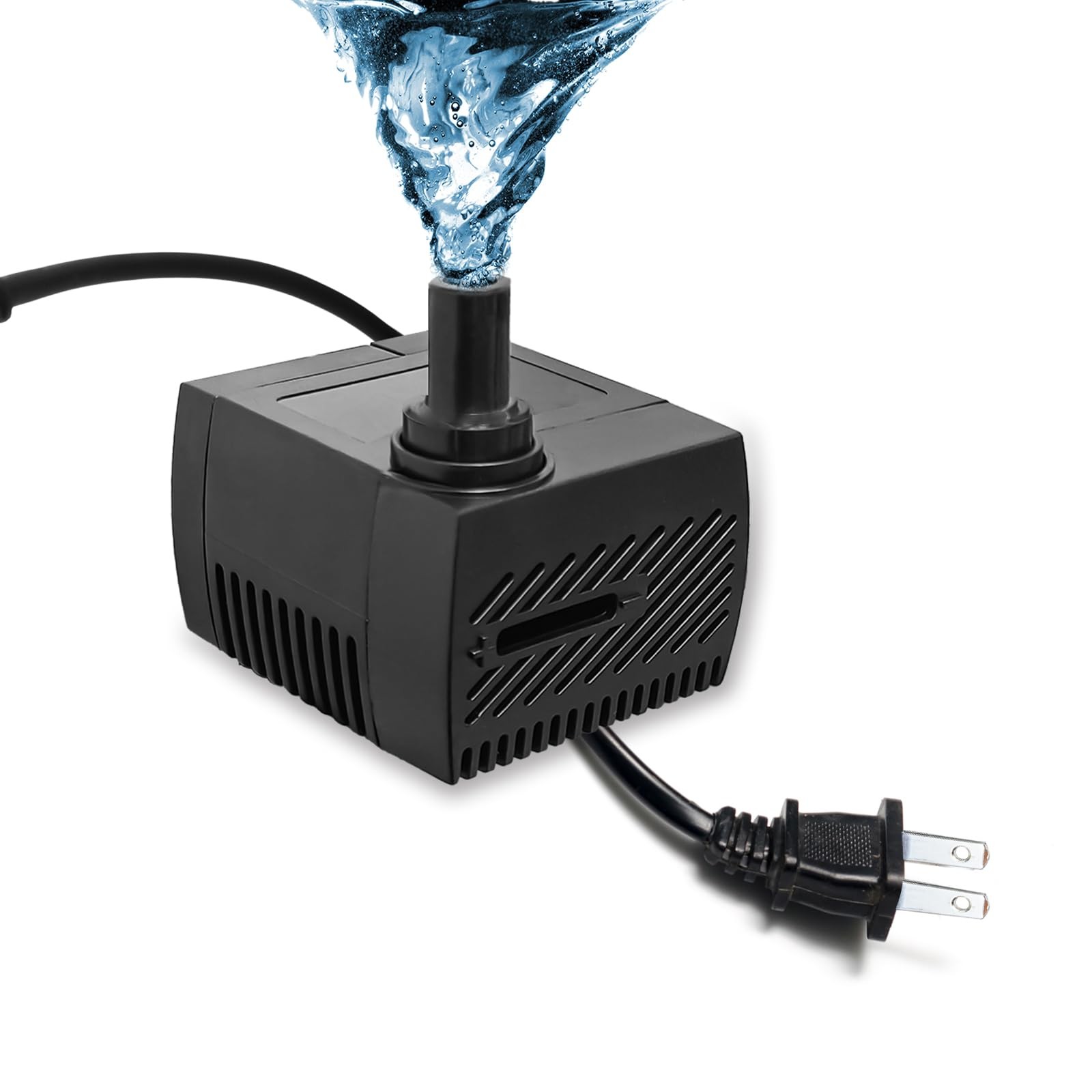 4W 40GPH Mini Submersible Water Pump, Small Fountain Pump for 40GPH,5W, Black