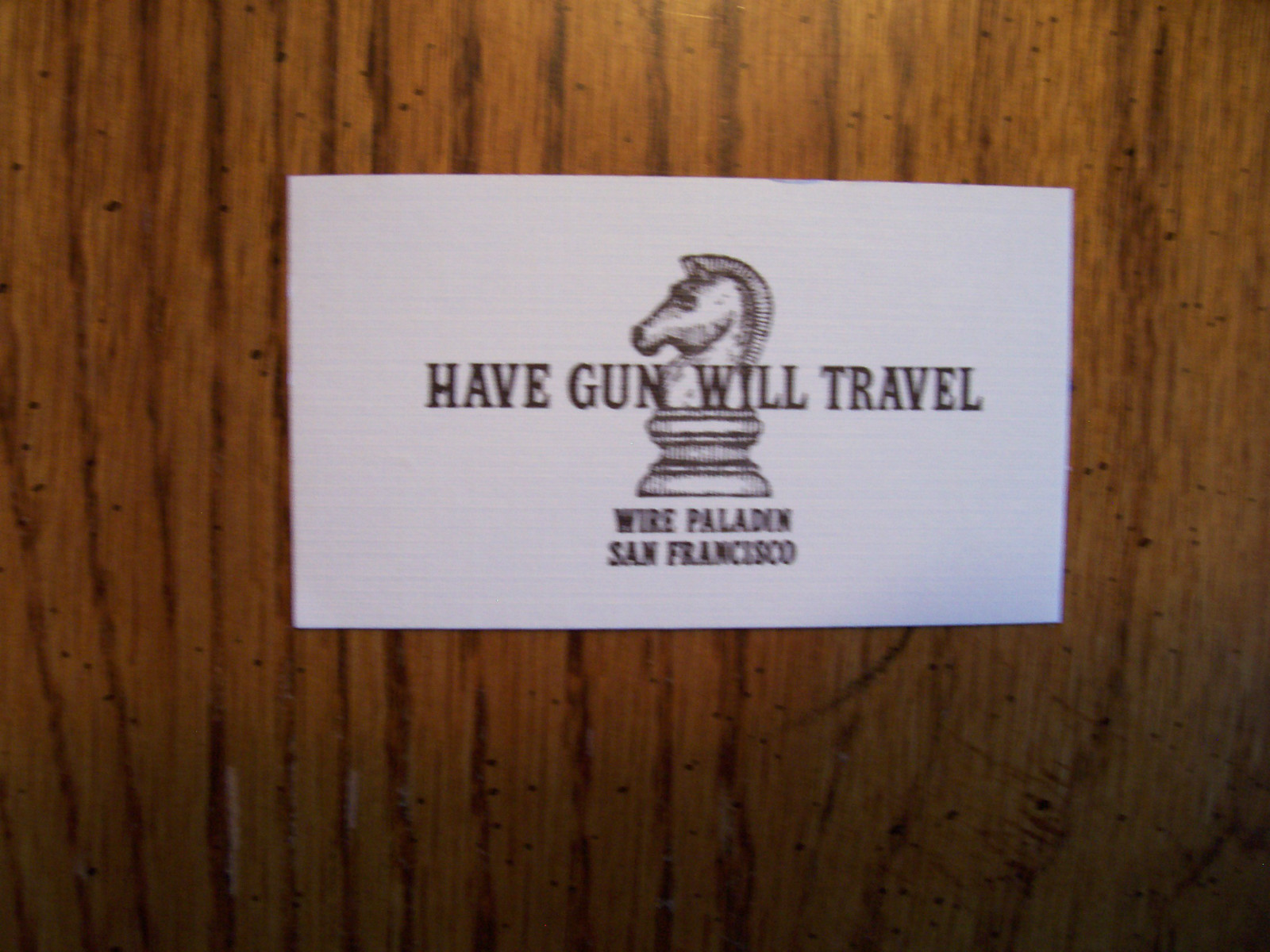 Classic western shows  Paladin  Have Gun Will Travel" Card Lone Ranger LAMINATED