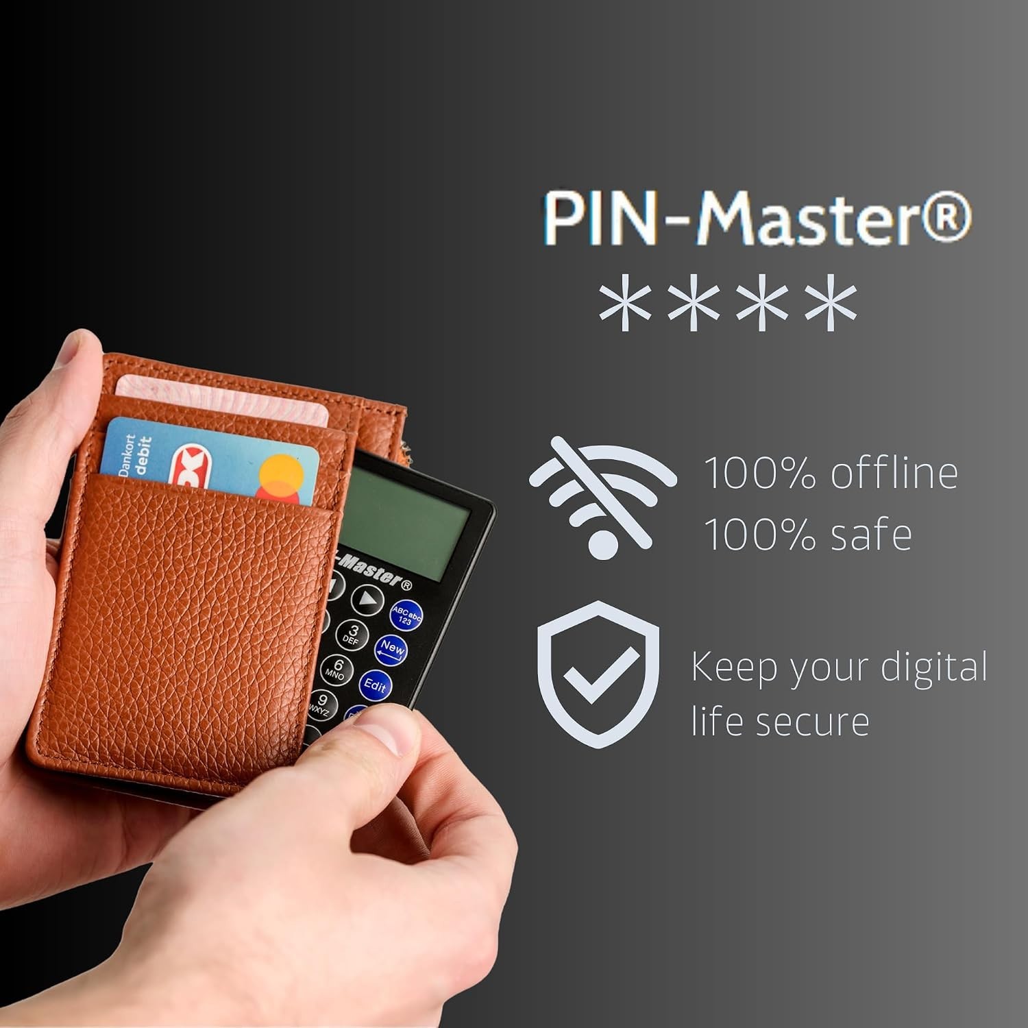 Slim Electronic Password Manager - Easy Access