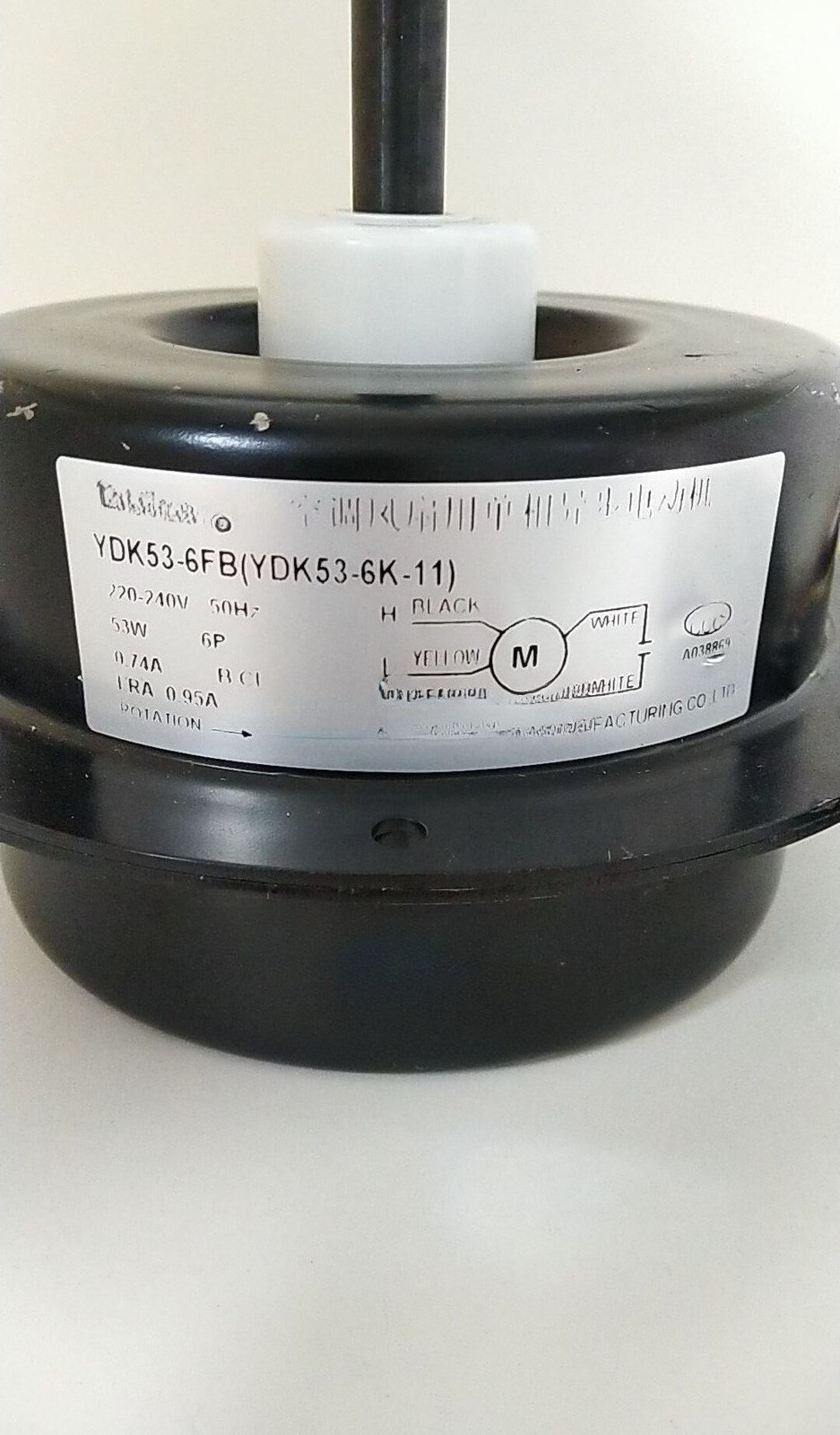 For air conditioning outdoor motor cooling motor YDK53-6FB (YDK53-6K-11)