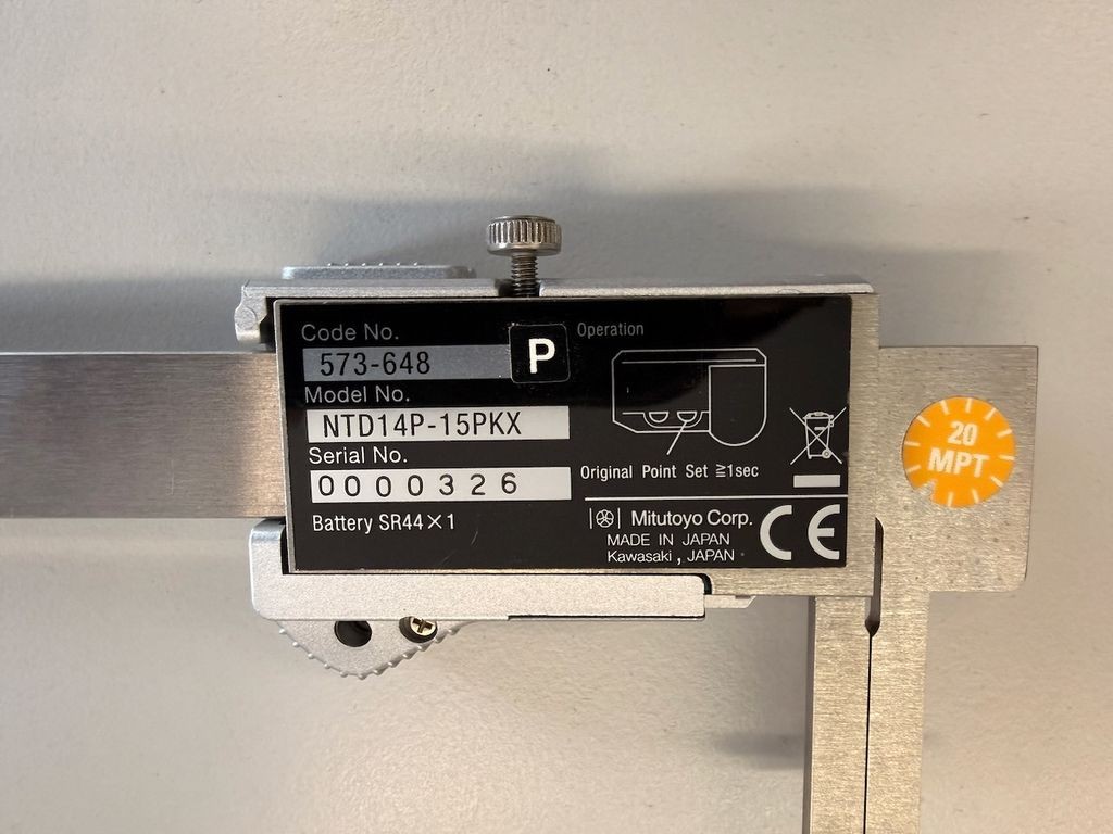 Mitutoyo Digital Calipers – 6 Pieces
