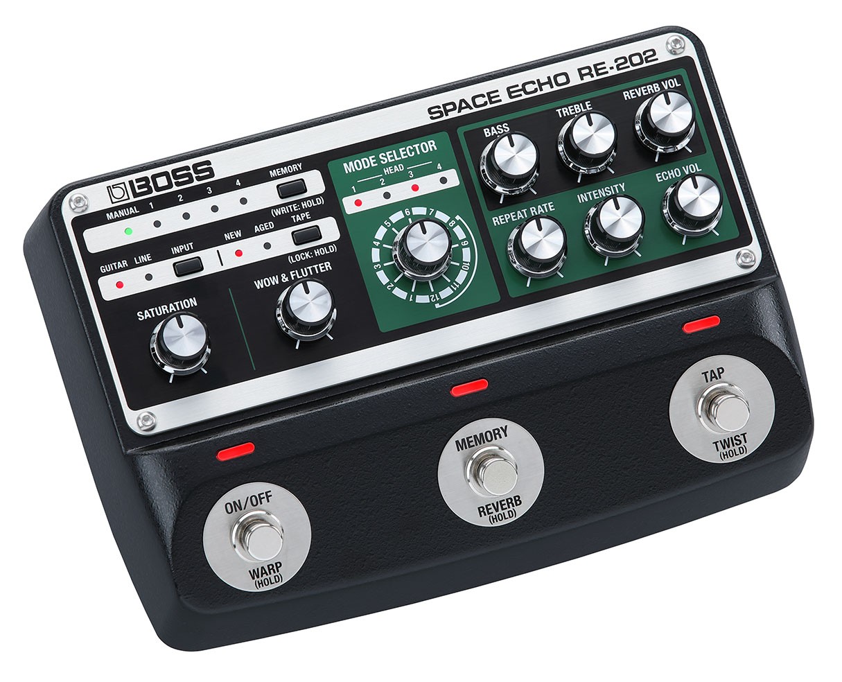Boss RE-202 Space Echo Delay/Reverb Pedal - Open Box