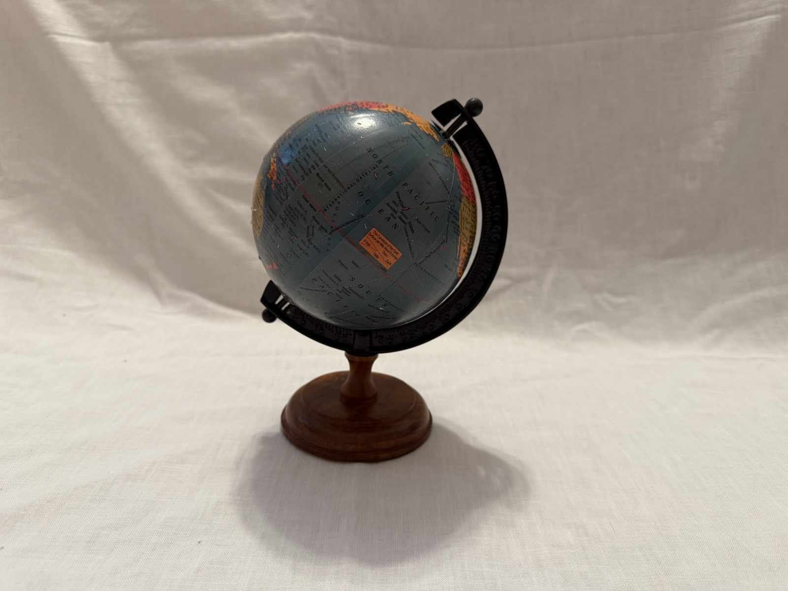 Vintage Pottery Barn Small Globe 8”
