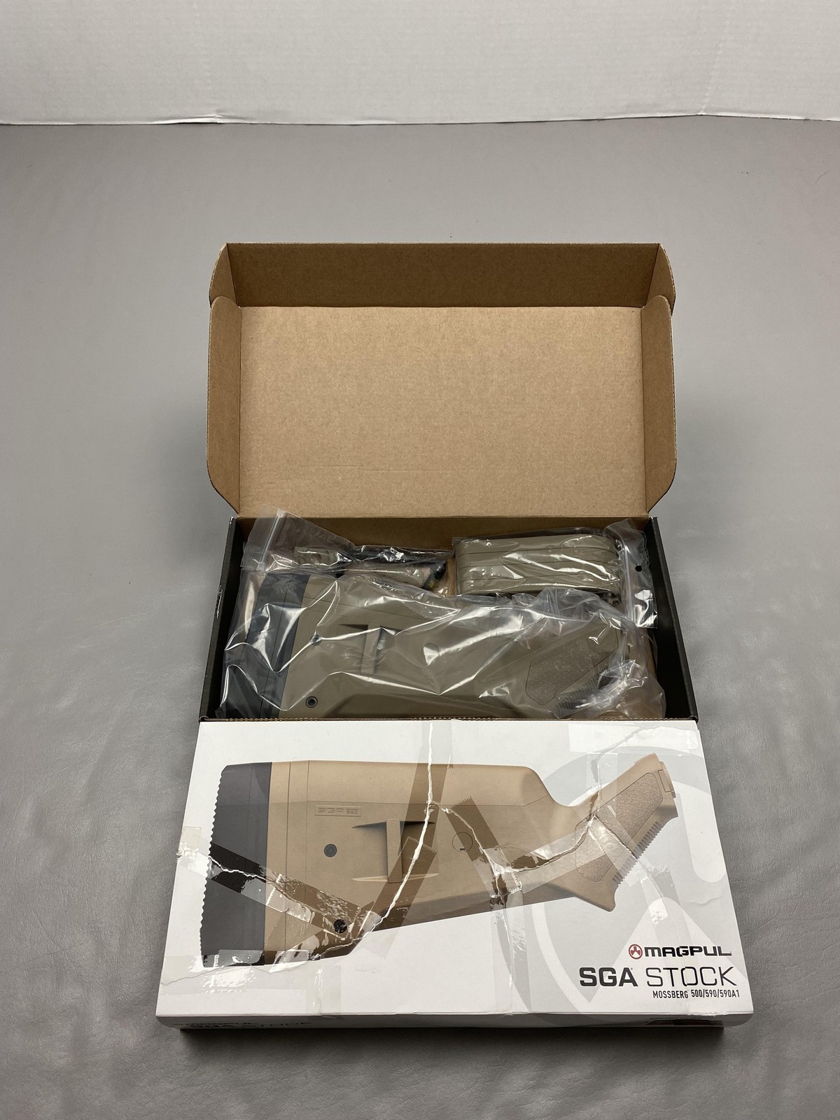Magpul SGA Stock Mossberg 500/590/590A1 Flat Dark Earth FDE USA Buttstock OEM
