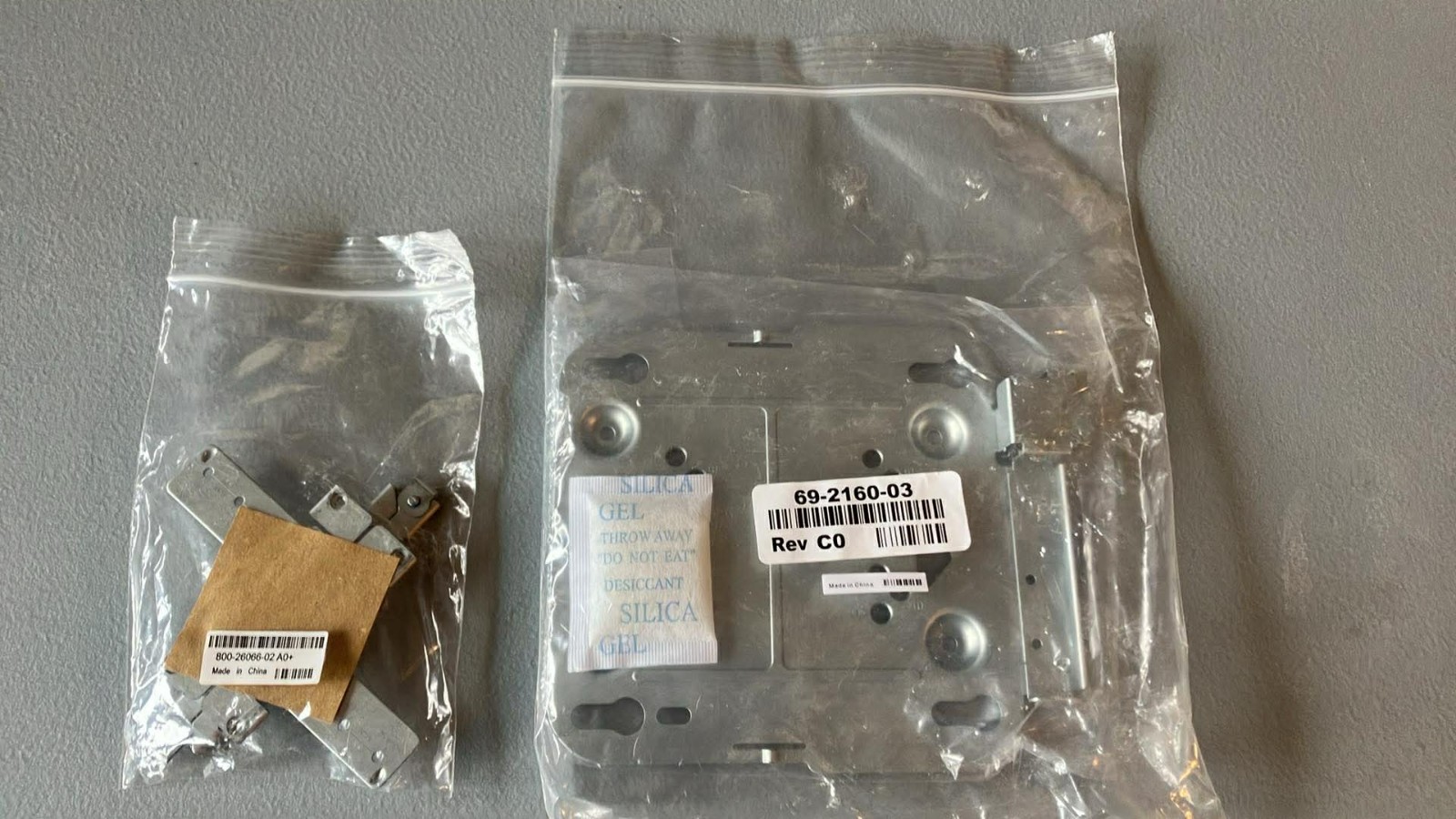 Lot of 10 Cisco 69-2160-03 and 800-26066-02 A0+ Wireless Mounting Bracket Pairs