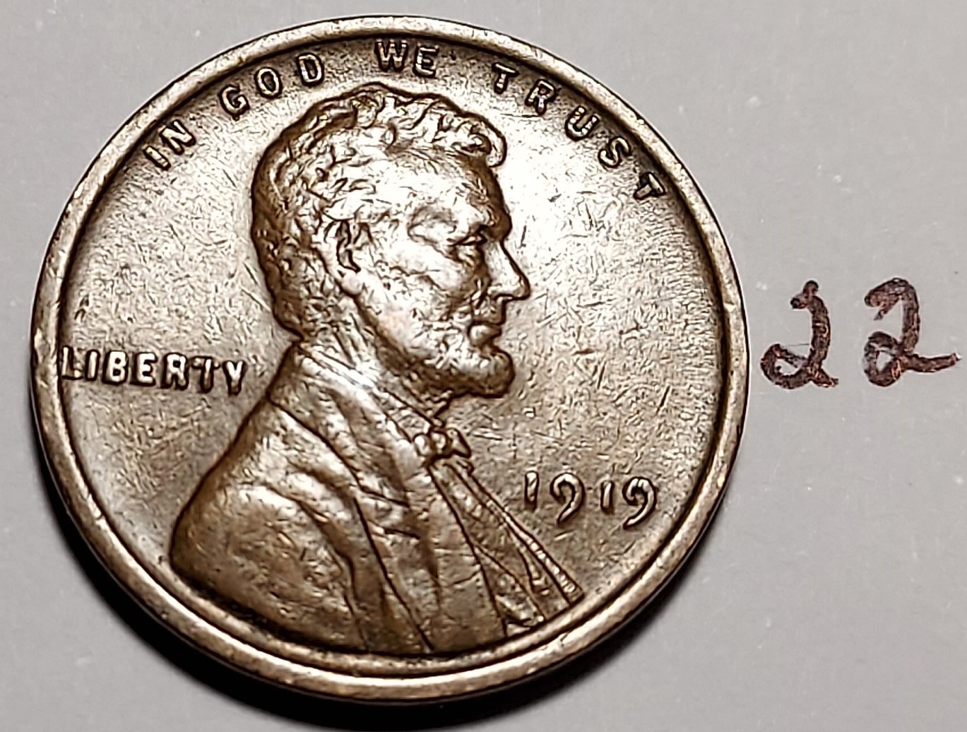 1919 Lincoln Wheat Cent XF EF Extremely Fine #22